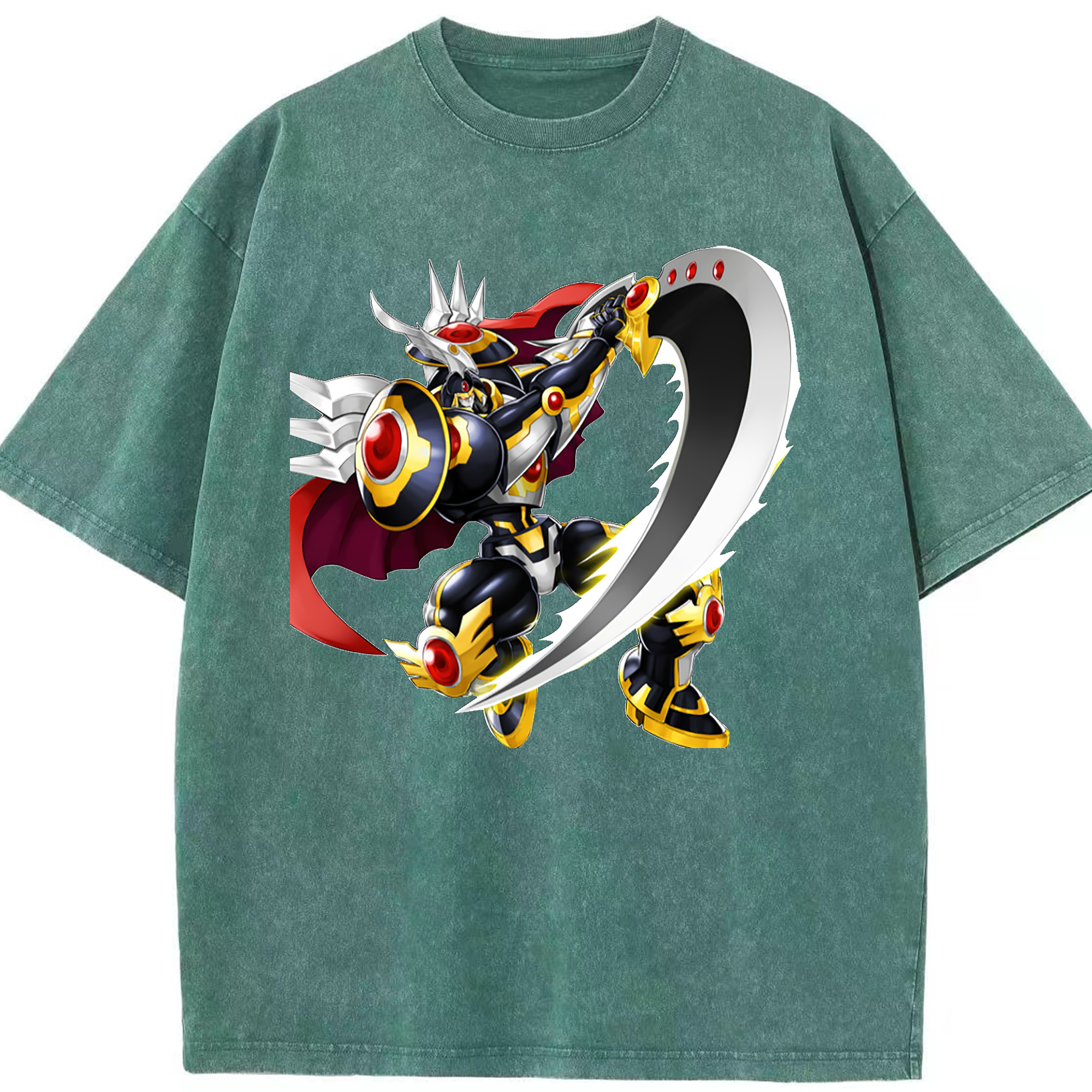 （画像用） 遊☆戯☆王 Yu-Gi-Oh! 綿100% ヴィンテージ風 半袖Tシャツ（フロントプリント）